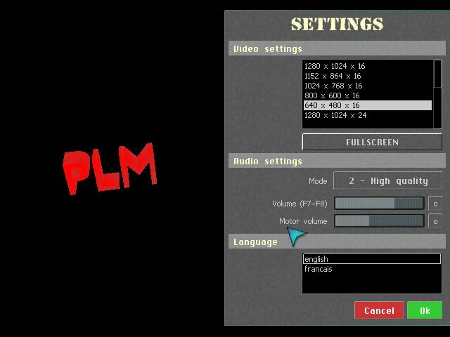 Hardware settings